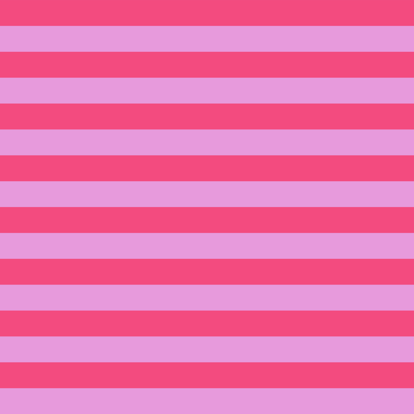 Streifenstoff mit gleichmäßigen horizontalen Blockstreifen in kräftigem Pink und zartem Flieder, Design „Sonjas Streifenliebe" von HIP SOM HAP, erhältlich als Musselin, Jersey, French Terry und weitere Qualitäten im Reaktivdruck.