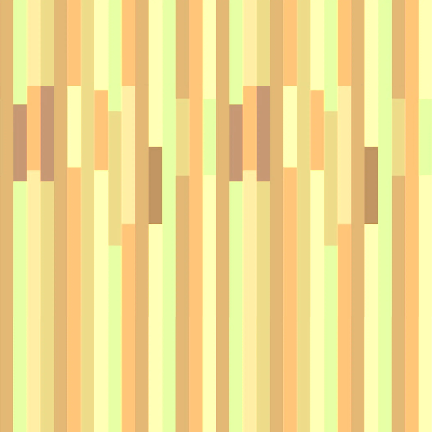 Streifenstoff Happy Stripes – Grün, Beige & Ocker - HIP SOM HAP