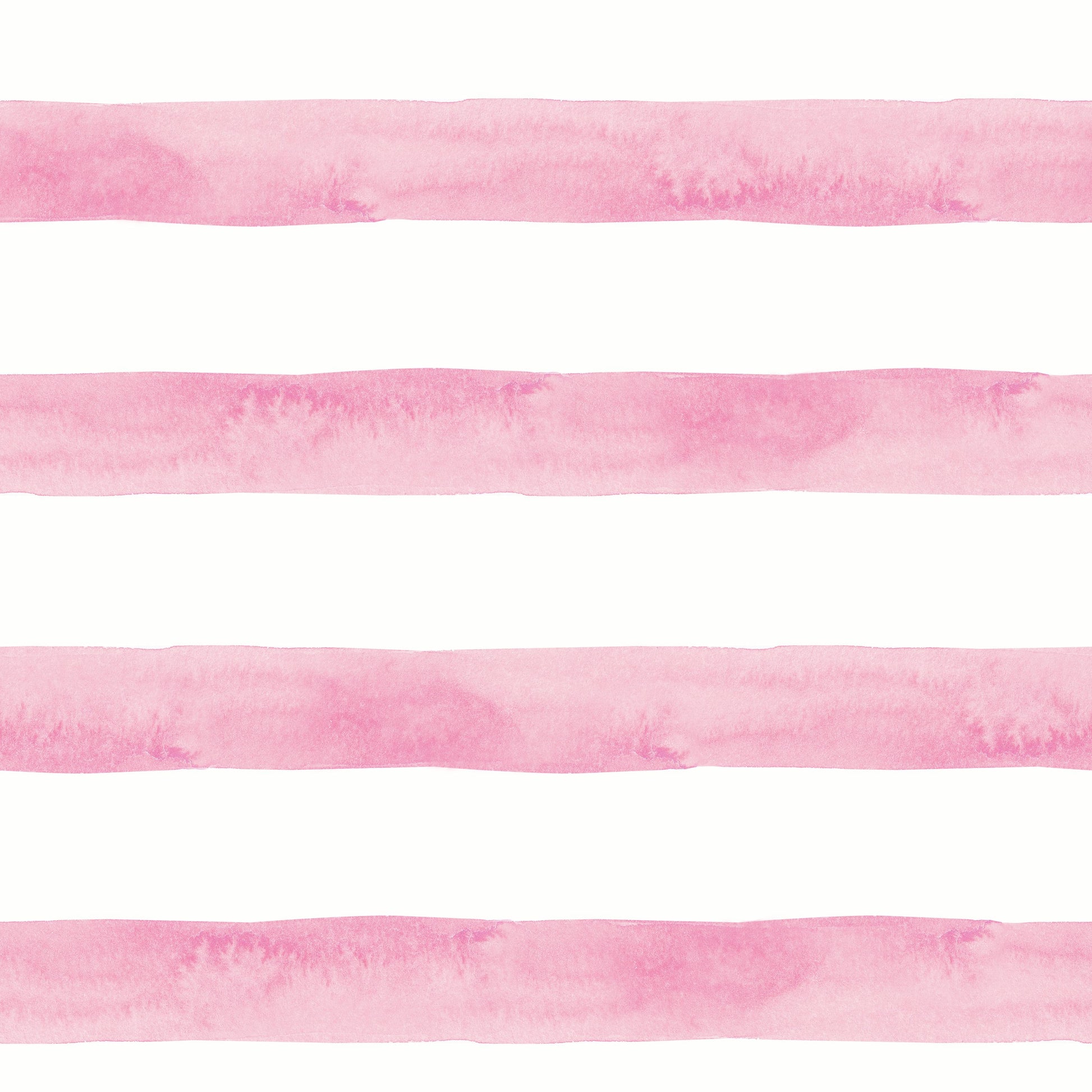 Kombistoff Aquarellstreifen in Rosa-Weiß – breite, handgemalte Streifen in zartem Pink auf weißem Hintergrund. Reaktivdruck auf Öko-Tex Standard 100 zertifizierten Stoffqualitäten, Meterware.