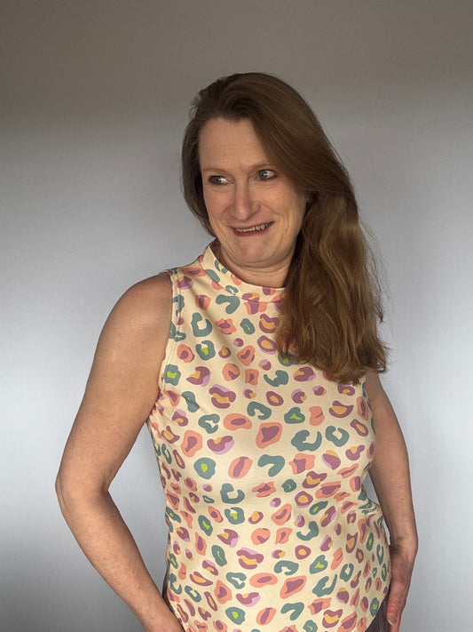 Confetti Leo Retro –  Leo Stoff als Meterware