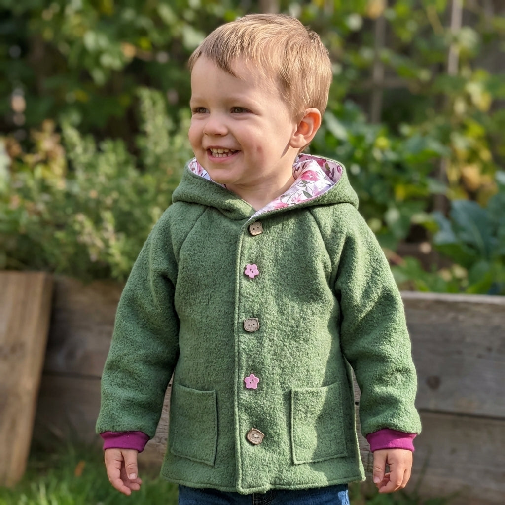 Schnittmuster Bente – Kapuzenjacke · Kinder 98–134