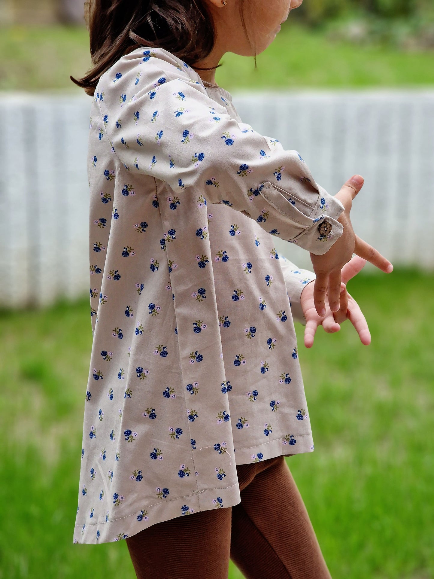 Schnittmuster High-low Rüschenkleid Ella - Gr. 98 - 146